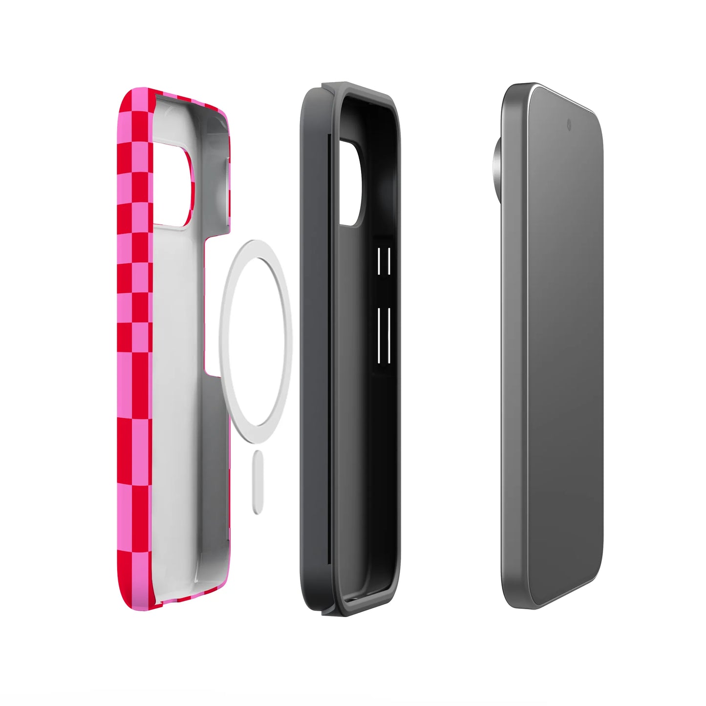 Vibe Check | Pink Checkerboard Case