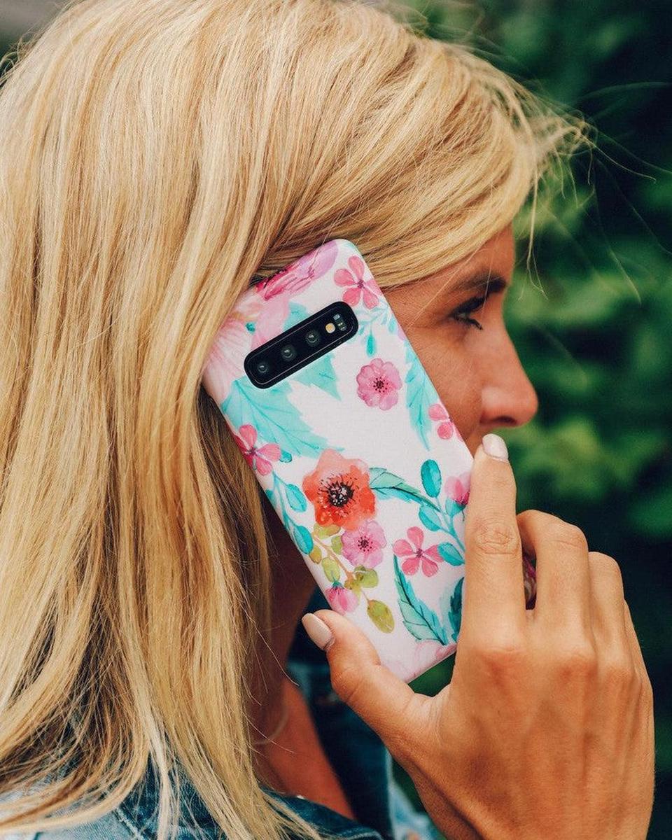 Out And About | Light Pink Floral Samsung Case Samsung Case get.casely