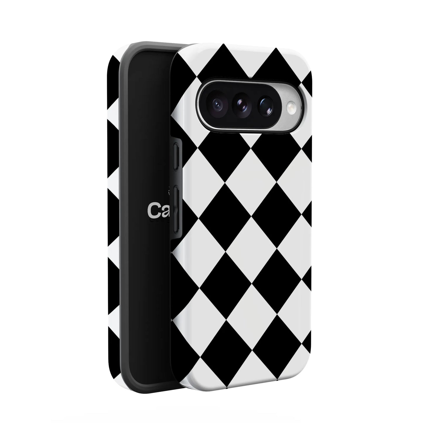 Black Checkerboard | High Contrast Design Case