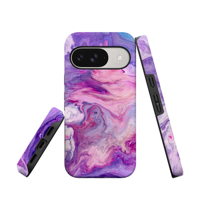 Tie Dying Over You | Purple Marble Google Pixel Case