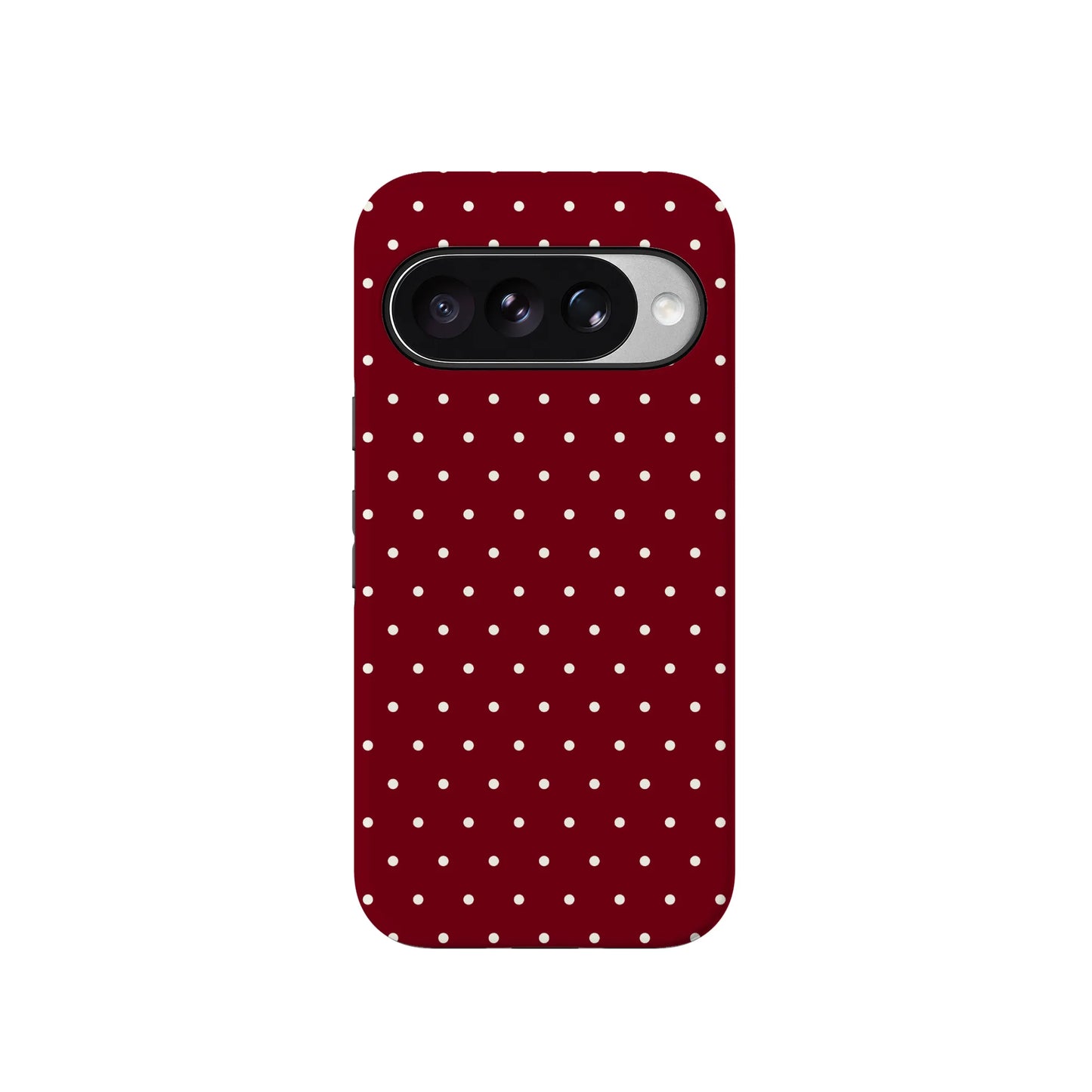 On the Dot | Maroon Polka Dot Case