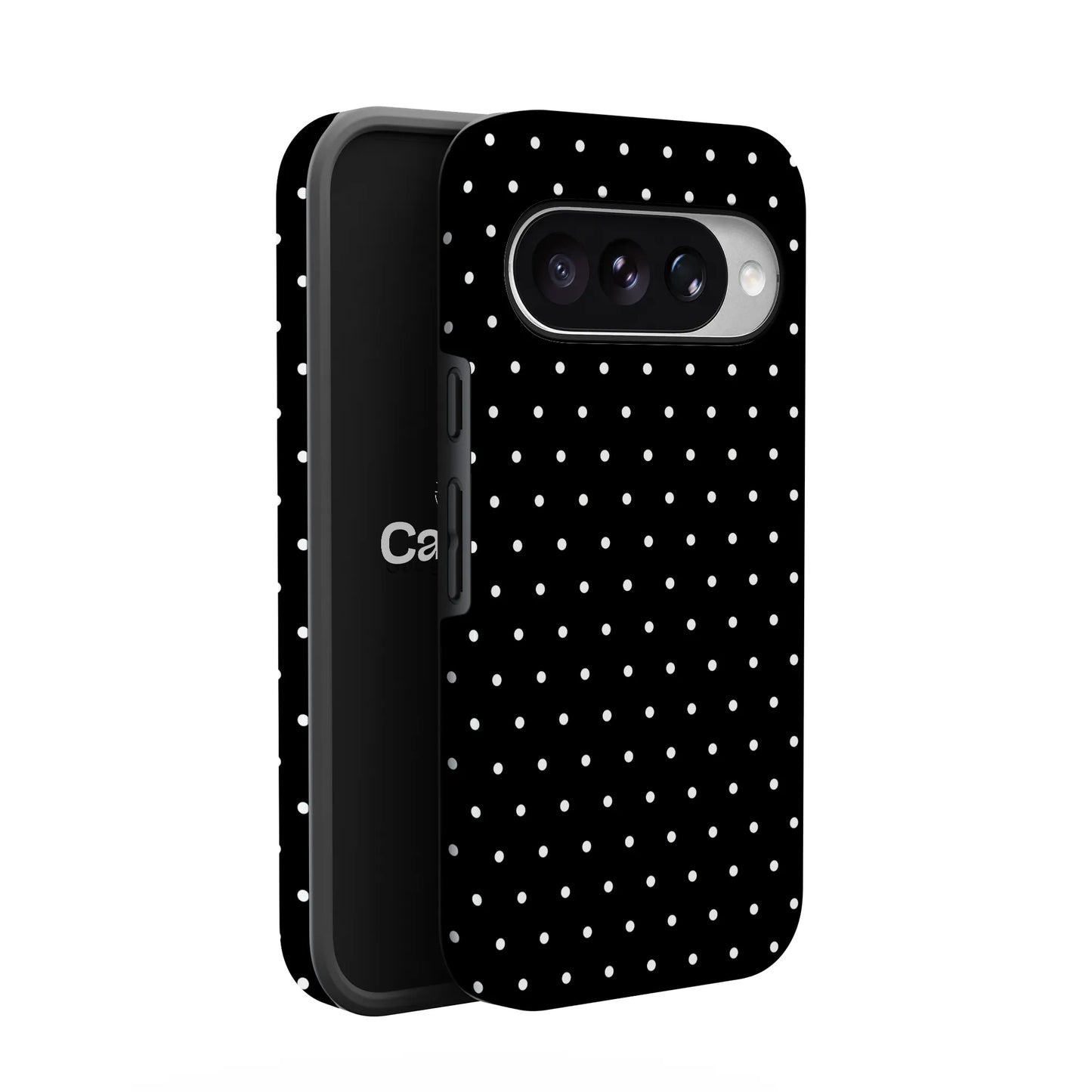 On the Dot | White Polka Dot Case