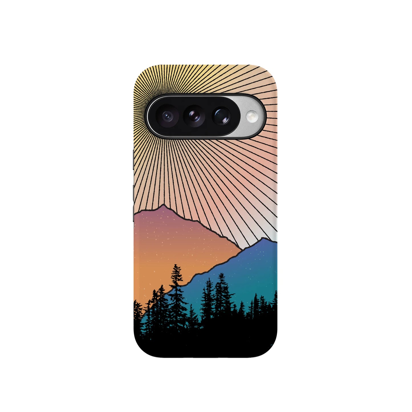 Golden Hour | Mountain Sunset Google Pixel Case