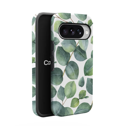 Leaf Me Alone | Green Floral Print Google Pixel Case