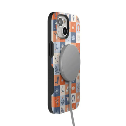 Dirt Road Chic | Western Squares Case iPhone Case get.casely