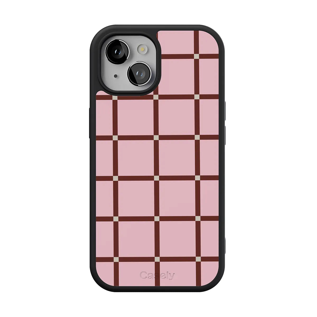 Uptown Gridlock | Pink Checkerboard Case