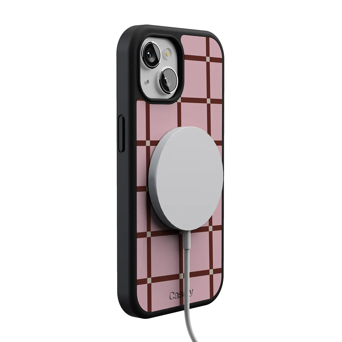 Uptown Gridlock | Pink Checkerboard Case