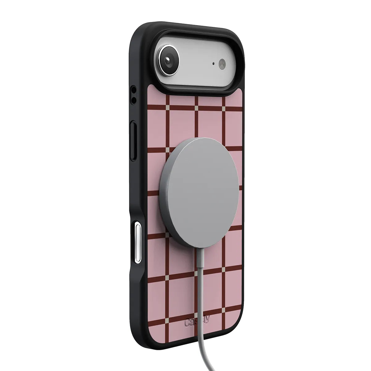 Uptown Gridlock | Pink Checkerboard Case