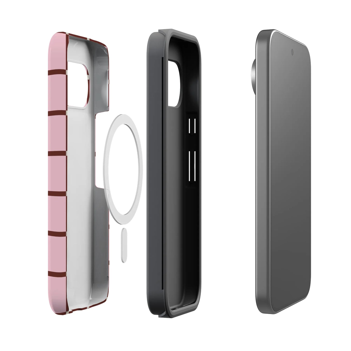 Uptown Gridlock | Pink Checkerboard Case
