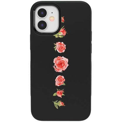 Accept the Rose | Blooming Red Rose Floral Case iPhone Case get.casely Bold iPhone 12 Mini