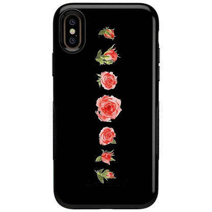 Accept the Rose | Blooming Red Rose Floral Case iPhone Case get.casely Bold iPhone XS Max
