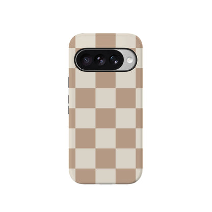 Fit Check | Neutral Checkerboard Google Pixel Case
