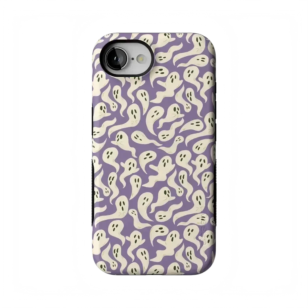 All Boo'd Up | Purple Ghost Case Phone Case get.casely Bold Flex + MagSafe® iPhone 17e
