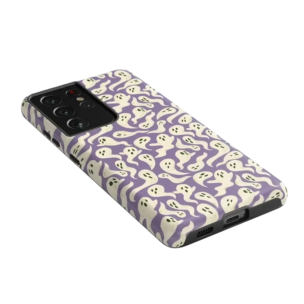 All Boo'd Up | Purple Ghost Case Phone Case get.casely