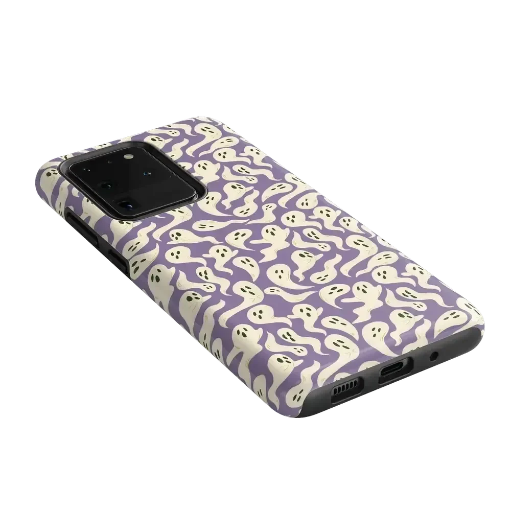 All Boo'd Up | Purple Ghost Case Phone Case get.casely