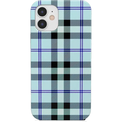 As if! | Light Blue Plaid Case iPhone Case get.casely