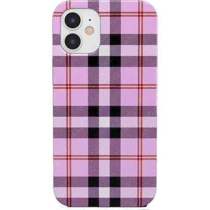 As if! | Light Purple Plaid Case iPhone Case get.casely Classic iPhone 11