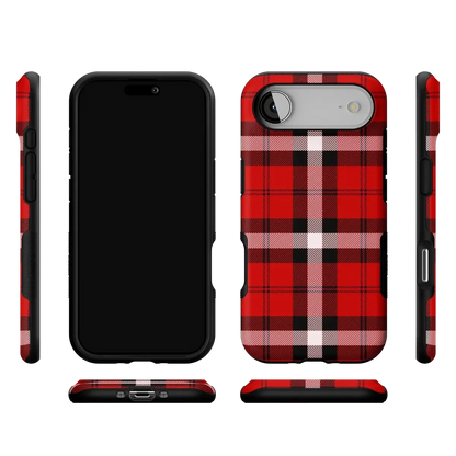 As if! | Red Plaid Case Phone Case get.casely