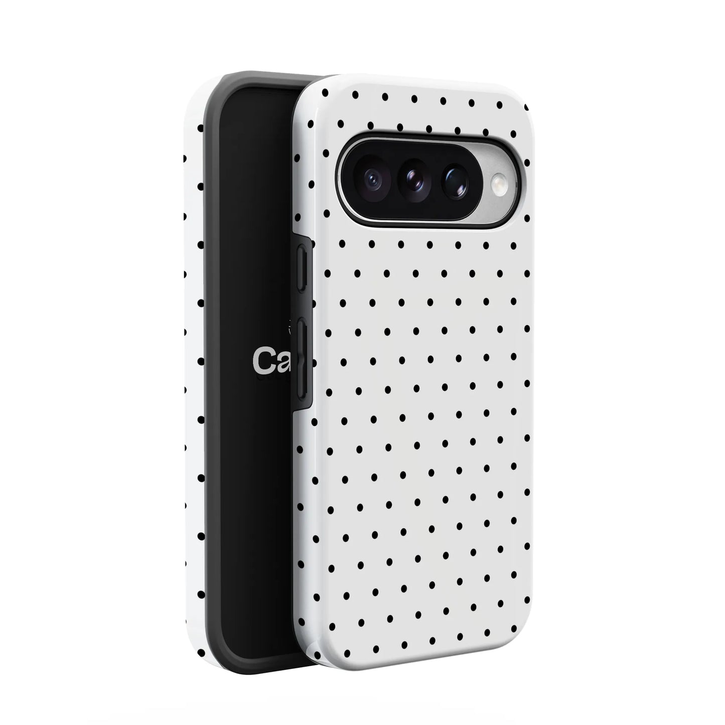 On the Dot | Black Polka Dot Case