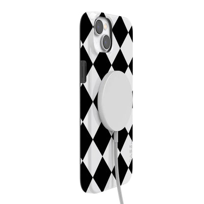 Black Checkerboard | High Contrast Design Case Phone Case Casetry