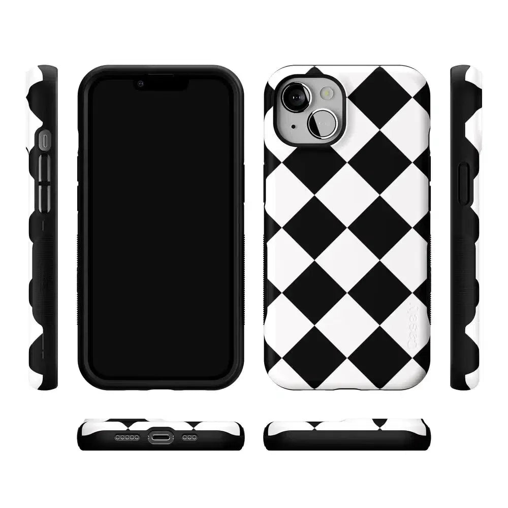 Black Checkerboard | High Contrast Design Case Phone Case Casetry