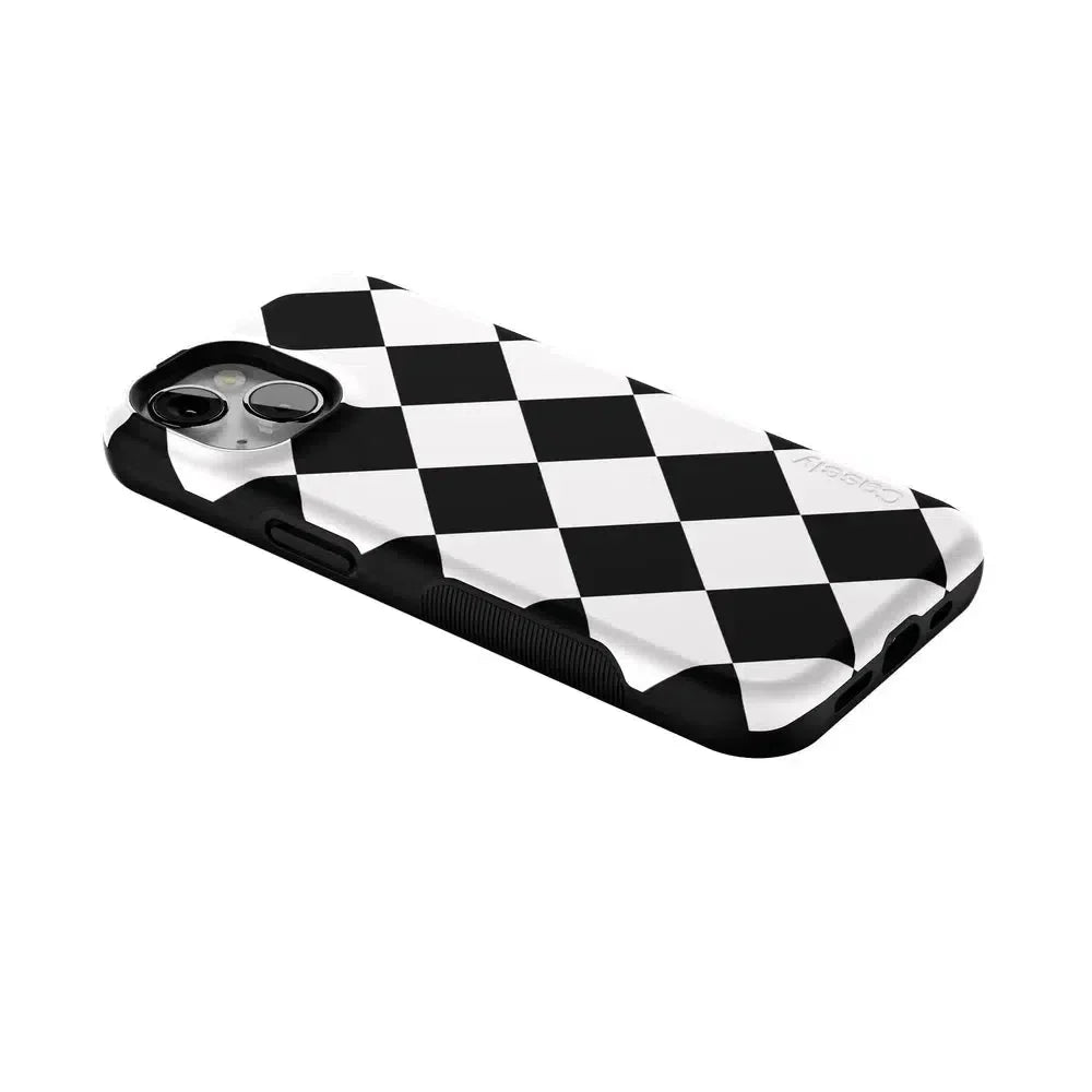 Black Checkerboard | High Contrast Design Case Phone Case Casetry