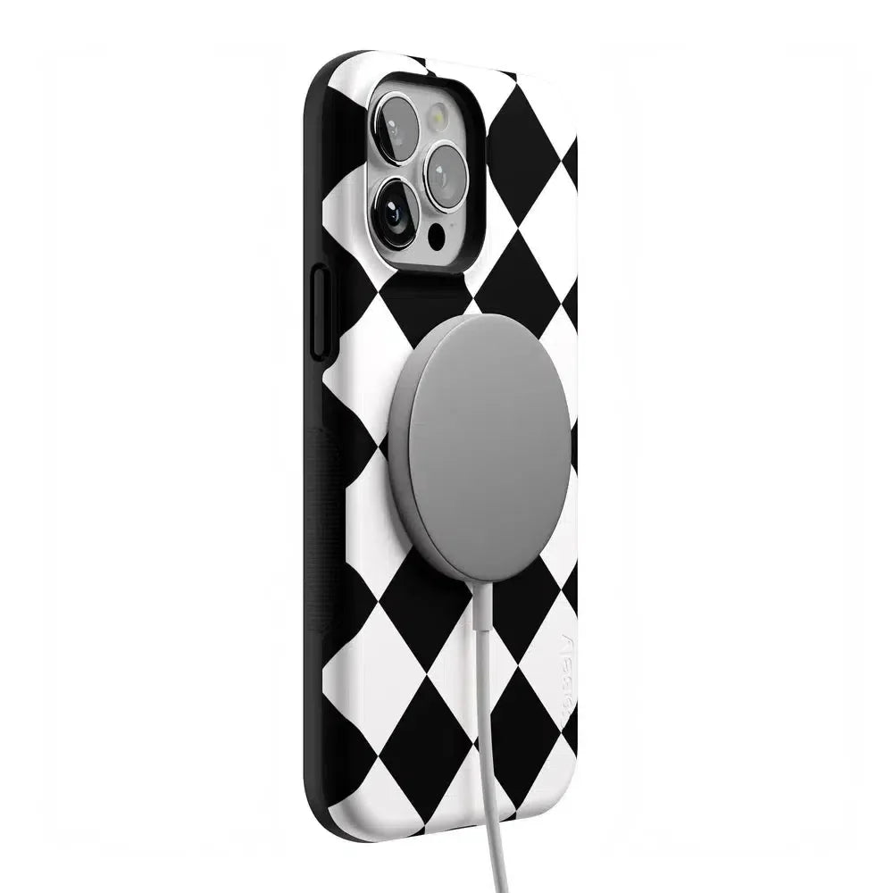 Black Checkerboard | High Contrast Design Case Phone Case Casetry