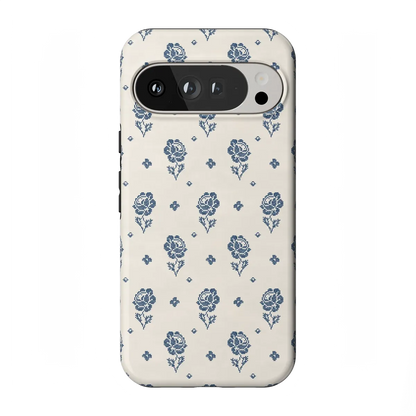 Seaside Stitch | Vintage Roses Case - Google Pixel 10 Pro XL