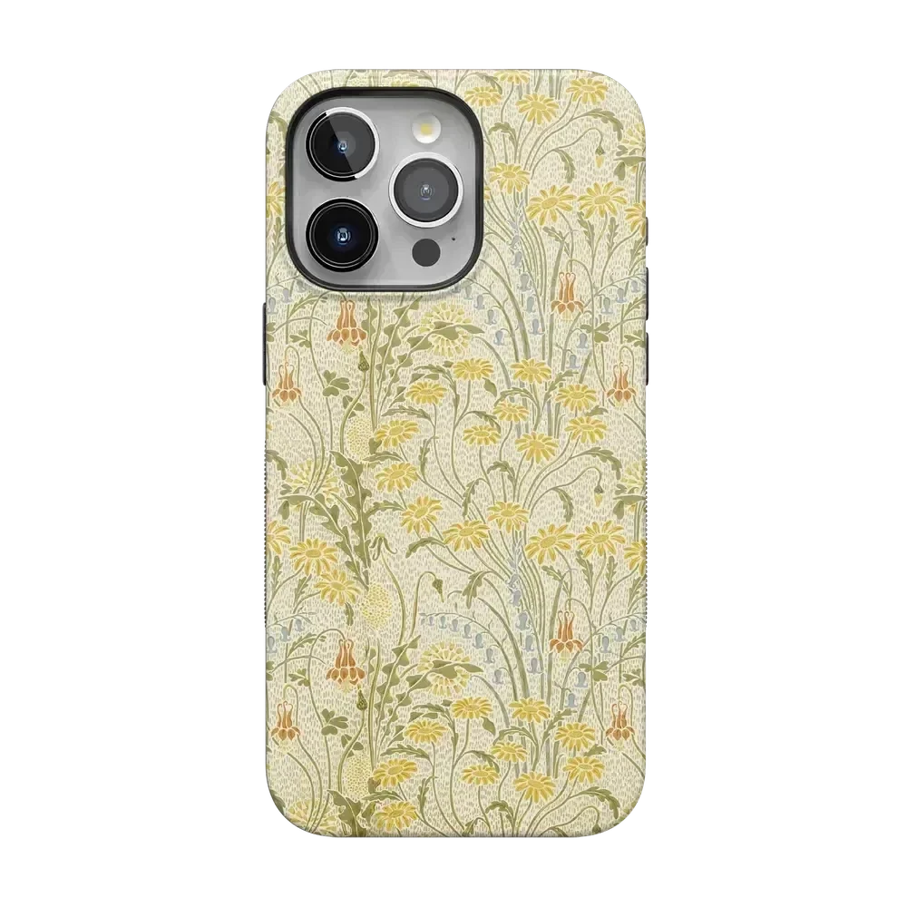 Boho Blooms | Golden Floral Case iPhone Case get.casely Bold + MagSafe® iPhone 15 Pro Max