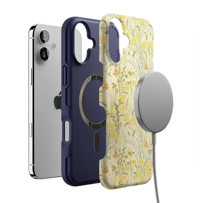 Boho Blooms | Golden Floral Case iPhone Case get.casely