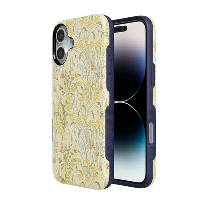 Boho Blooms | Golden Floral Case iPhone Case get.casely