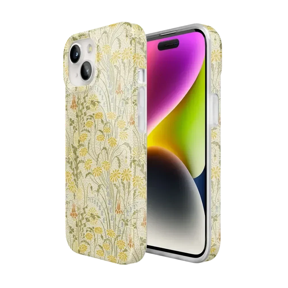 Boho Blooms | Golden Floral Case iPhone Case get.casely