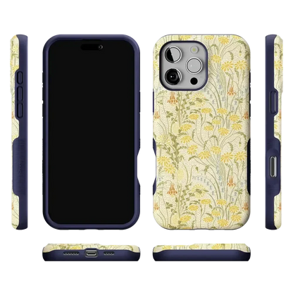 Boho Blooms | Golden Floral Case iPhone Case get.casely