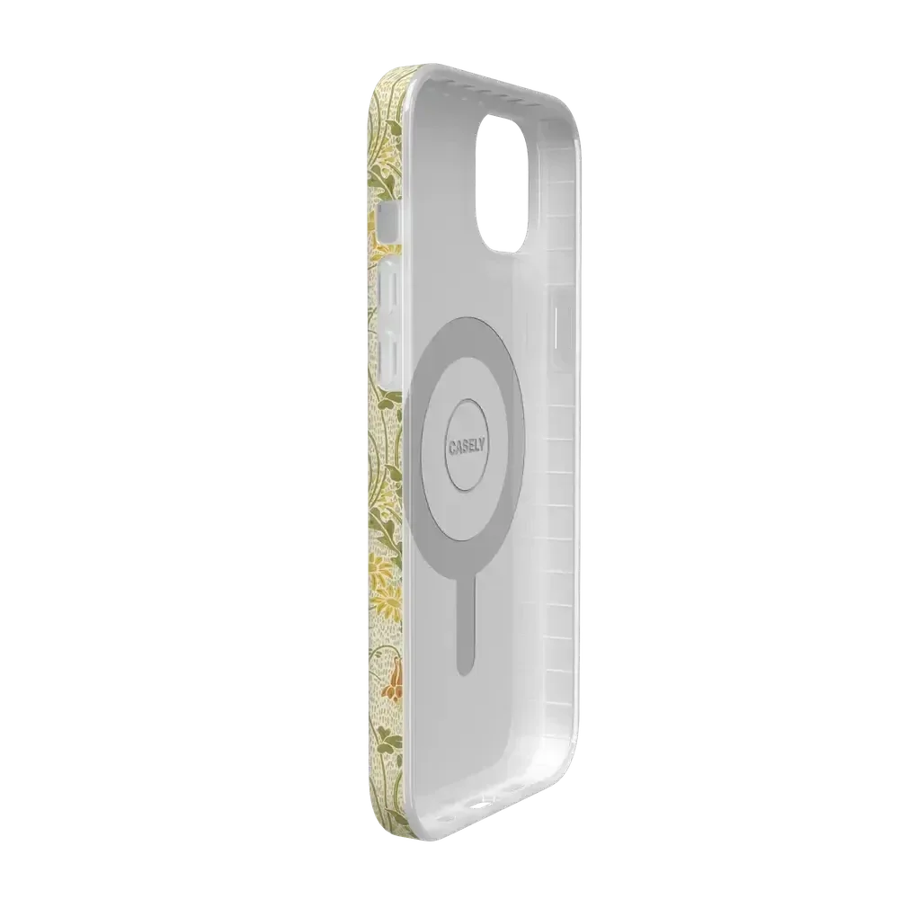 Boho Blooms | Golden Floral Case iPhone Case get.casely