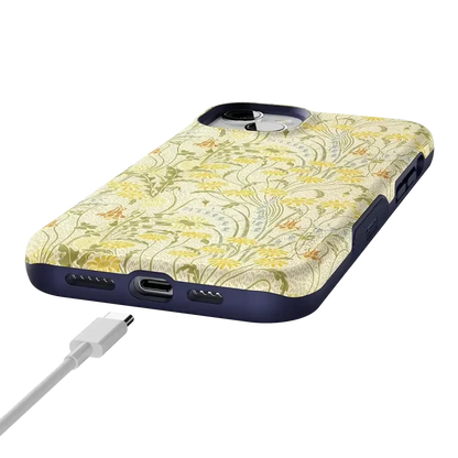Boho Blooms | Golden Floral Case iPhone Case get.casely