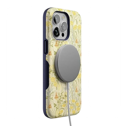 Boho Blooms | Golden Floral Case iPhone Case get.casely
