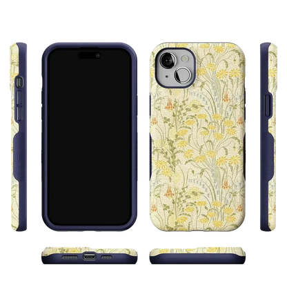 Boho Blooms | Golden Floral Case iPhone Case get.casely
