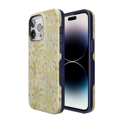 Boho Blooms | Golden Floral Case iPhone Case get.casely