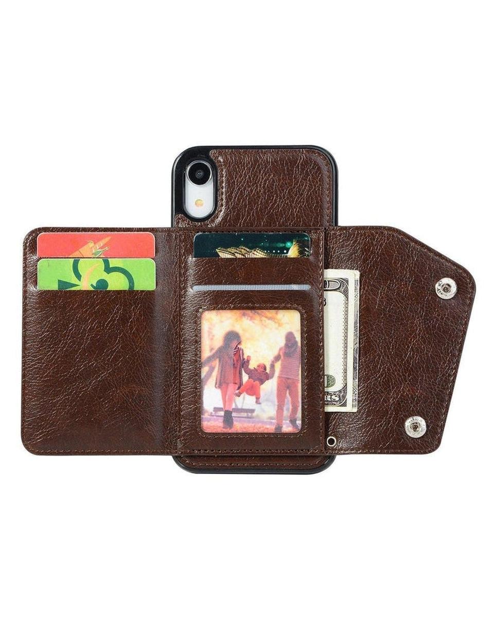 Brown Vegan Leather | Wallet Case iPhone Case get.casely