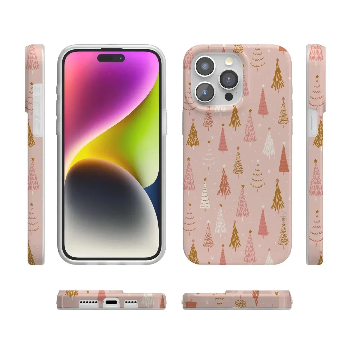 Bubblegum Forest | Christmas Tree Case Phone Case Casetry