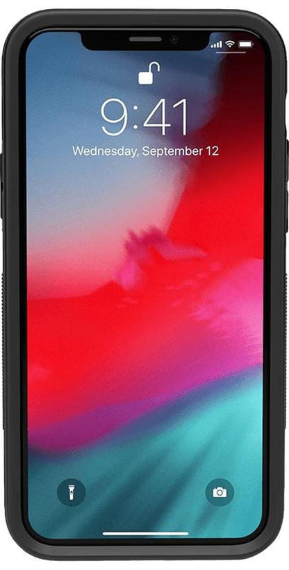 Burgundy Red on Black | Ultra-Protective Bold Case iPhone Case get.casely