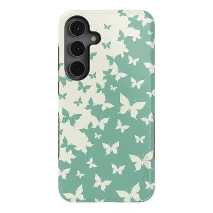 Butterfly Effect | Sage Colorblock Samsung Case Samsung Case Casetry Bold Flex + MagSafe® Galaxy S25 Plus