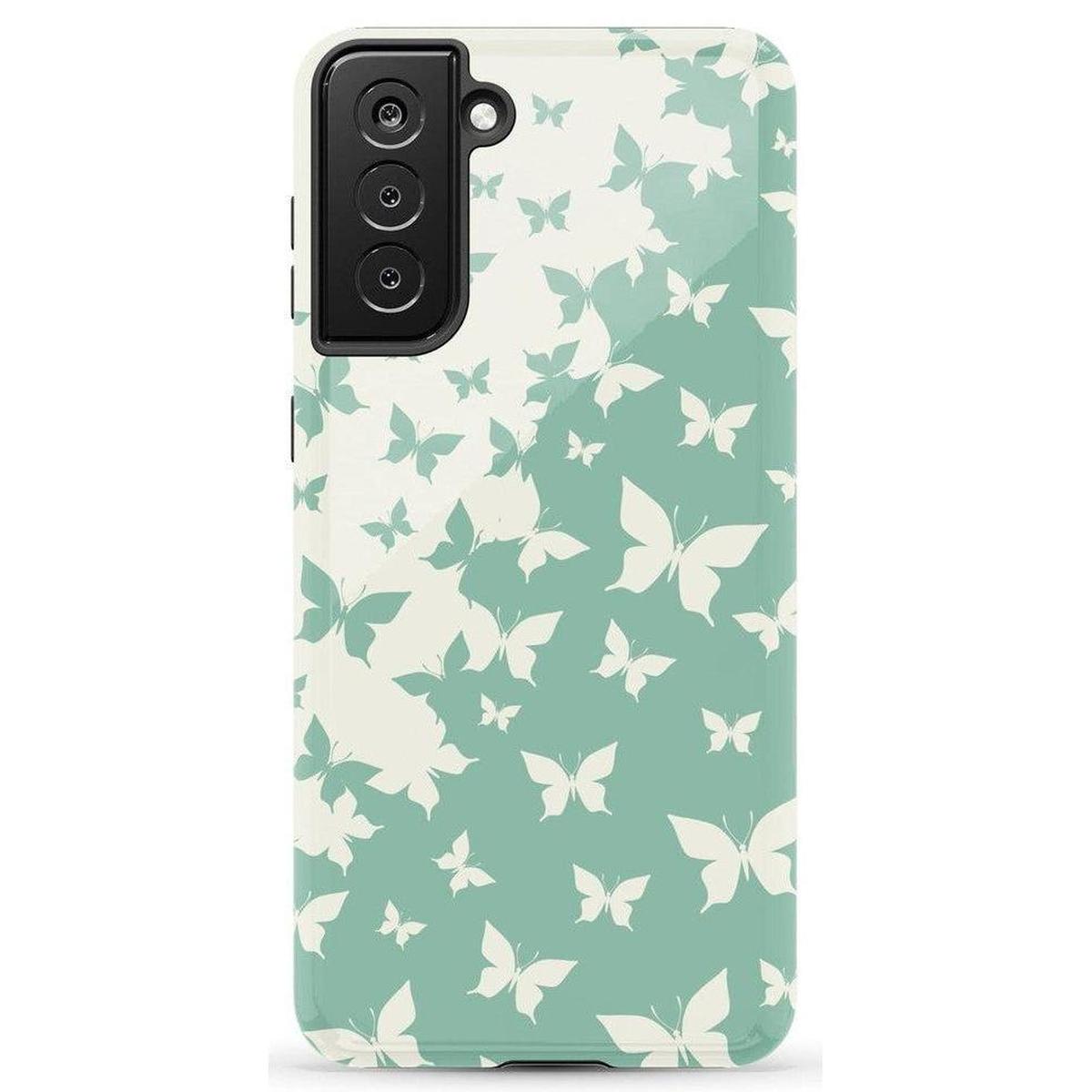 Butterfly Effect | Sage Colorblock Samsung Case Samsung Case Casetry Galaxy S21 Plus