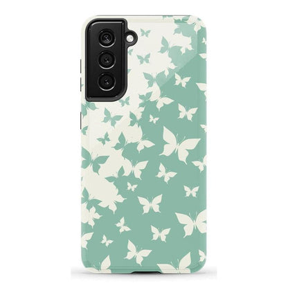 Butterfly Effect | Sage Colorblock Samsung Case Samsung Case Casetry Galaxy S21