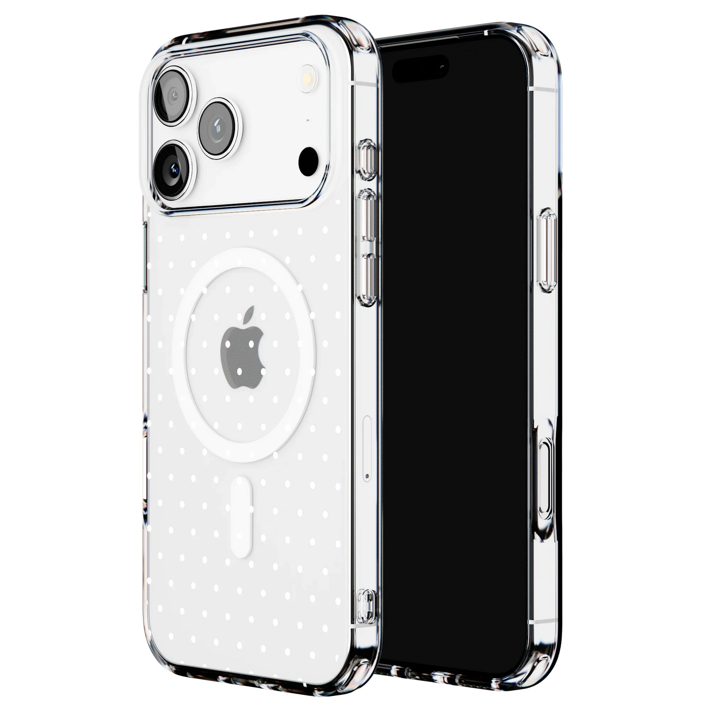 On the Dot | White Polka Dot Case