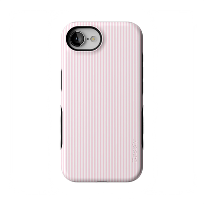 Stripes and the City | Light Pink Pinstripe Case - iPhone 16E
