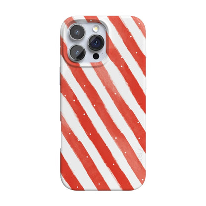 Candy Cane Lane | Peppermint Stripes Case Phone Case Casetry Classic + MagSafe® iPhone 16 Pro Max
