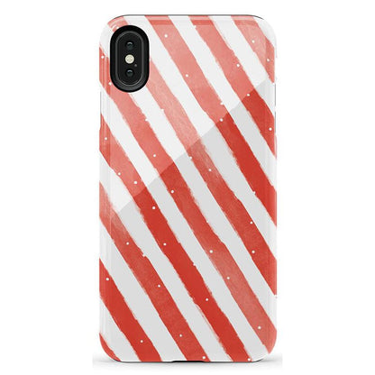 Candy Cane Lane | Peppermint Stripes Case Phone Case Casetry Essential iPhone XR