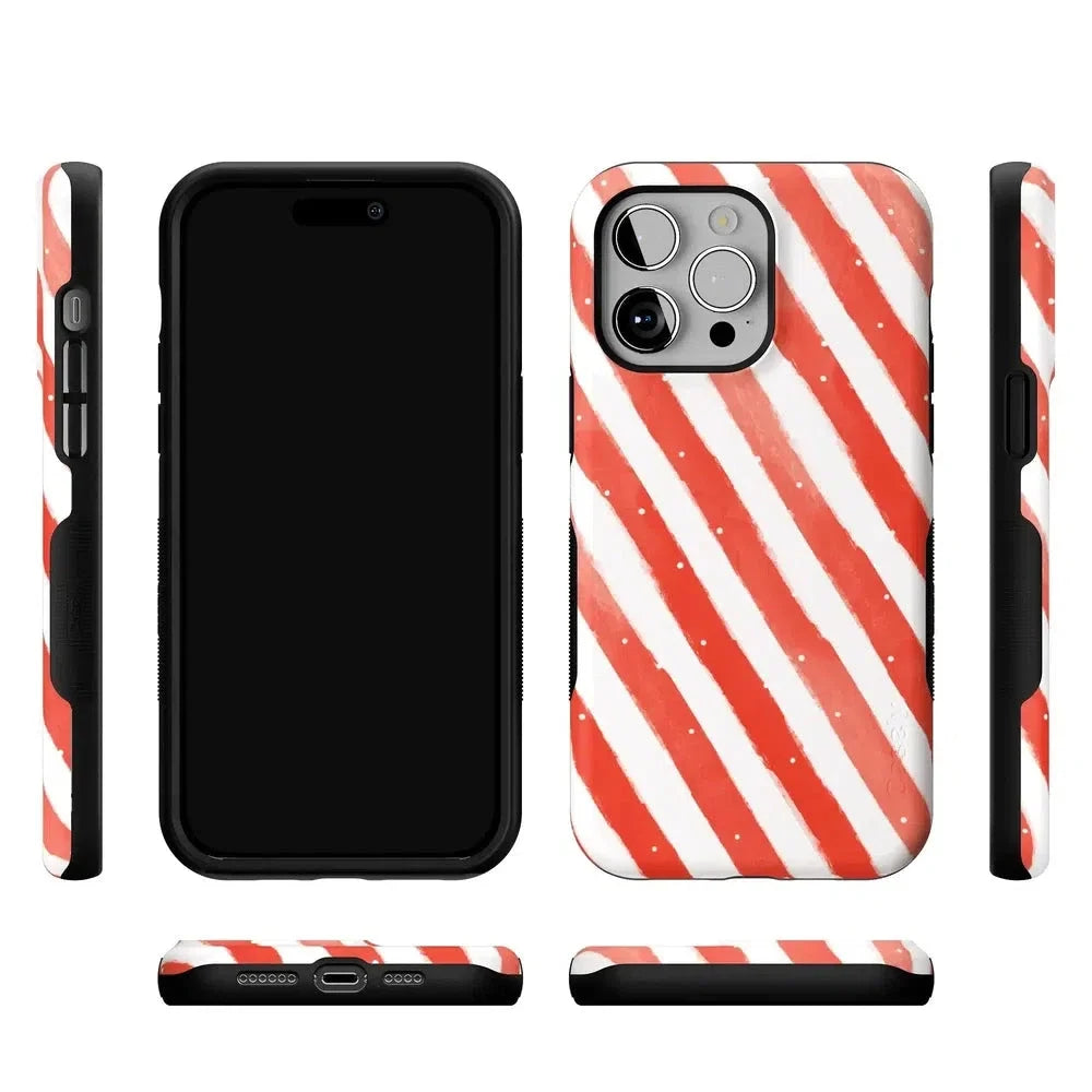 Candy Cane Lane | Peppermint Stripes Case Phone Case Casetry