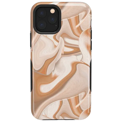 Caramel Delight | Marble Swirl Case iPhone Case get.casely Bold iPhone 11 Pro Max